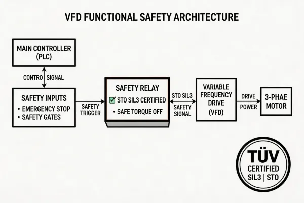 IEC 61800-5-2 functional safety architecture